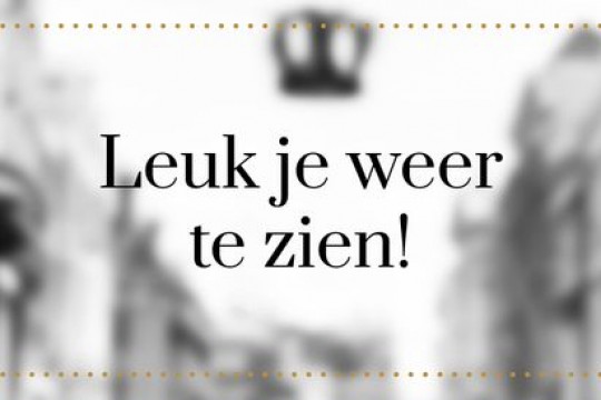 Leuk Je Weer Te Zien!